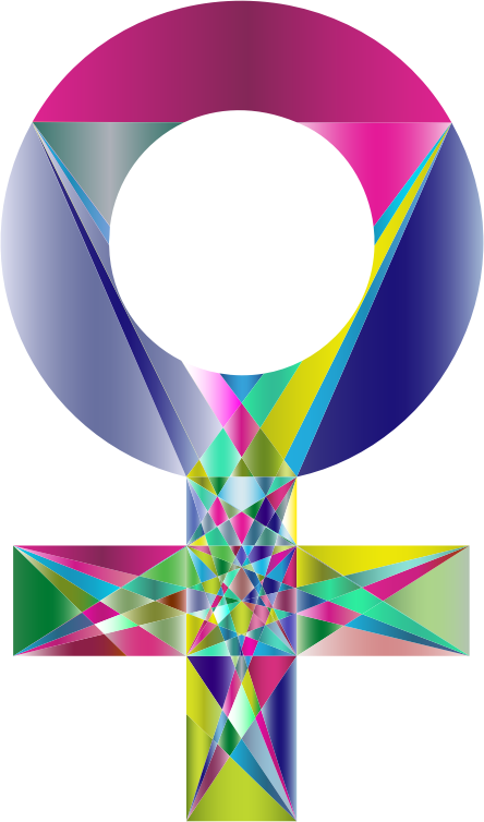 Abstract Feminine Symbol Art PNG