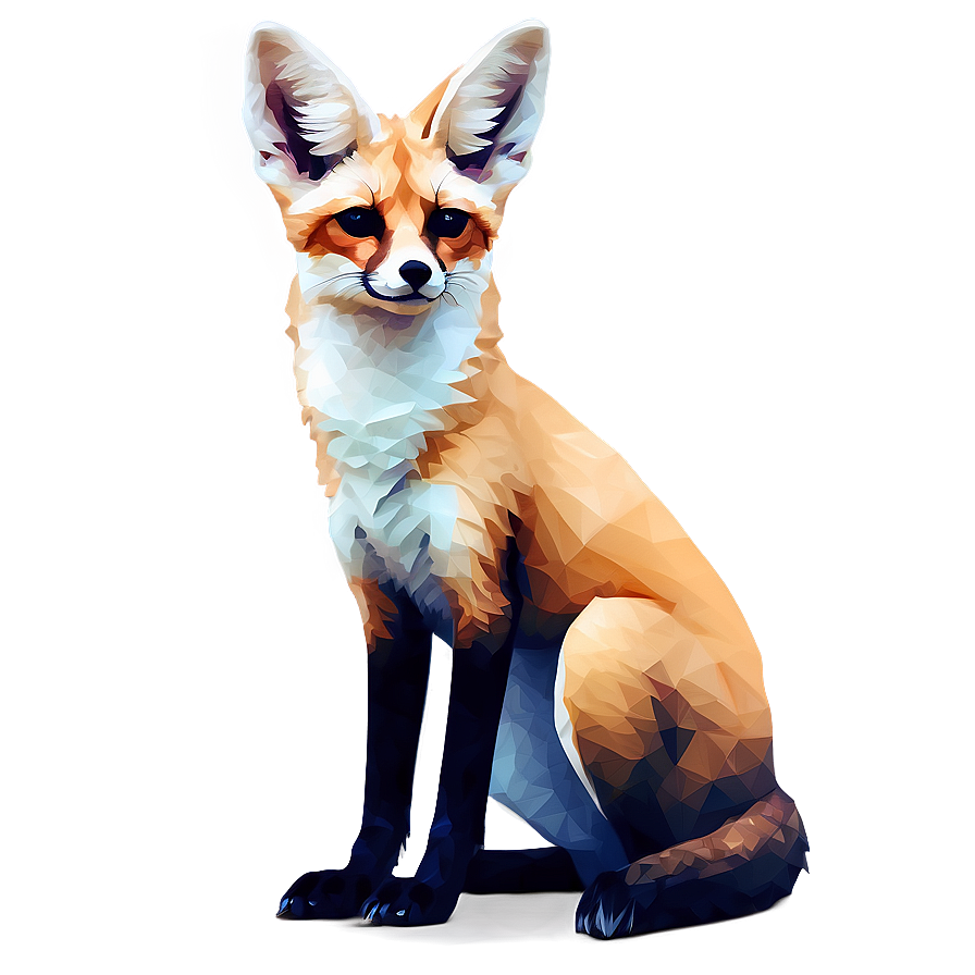 Abstract Fennec Fox Image Png Gnr PNG