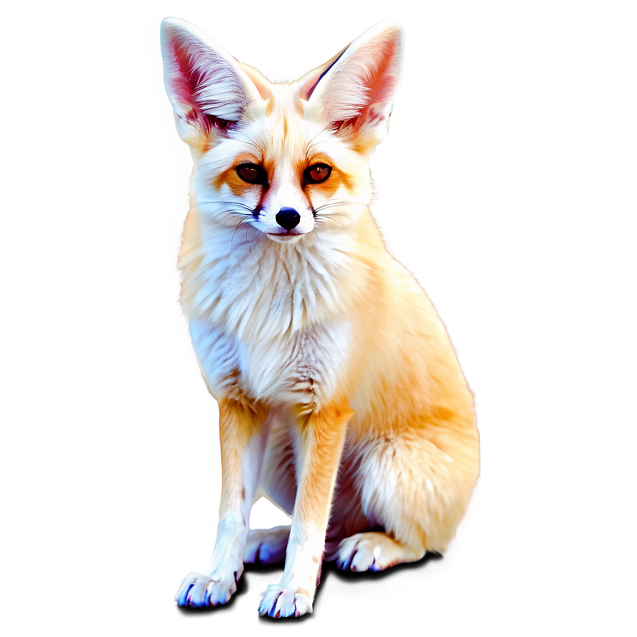 Abstract Fennec Fox Image Png Lan50 PNG