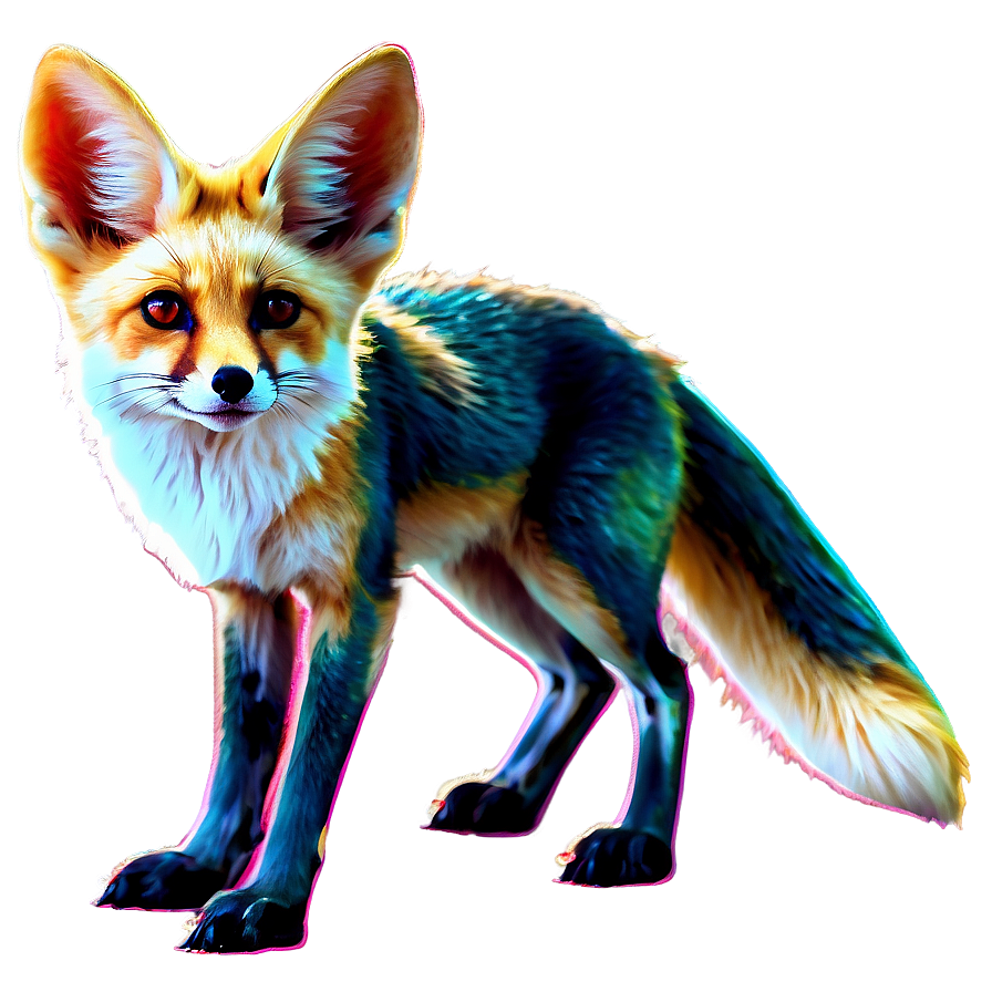 Abstract Fennec Fox Image Png Pma24 PNG