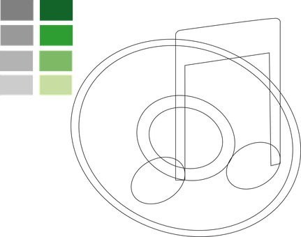 Abstract Fibonacci Sequence Design PNG
