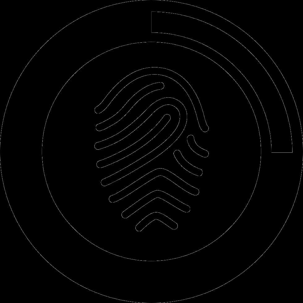 Abstract Fingerprint Icon PNG