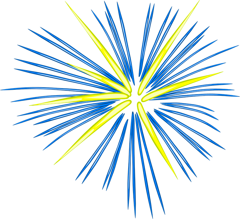 Abstract Firework Explosion Vector PNG