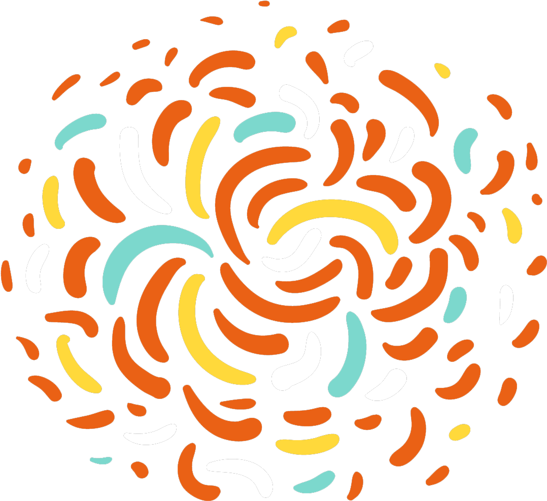Abstract Firework Swirl Pattern PNG