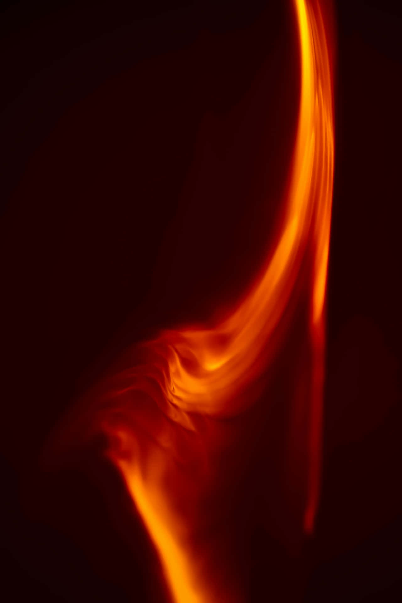 Abstract_ Flame_ Curvature Wallpaper