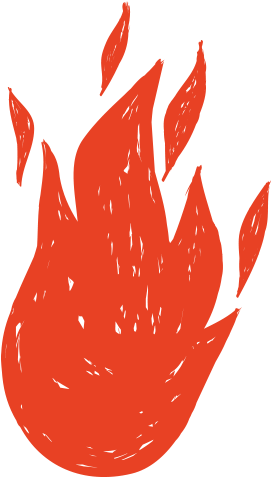 Abstract Flame Graphic PNG