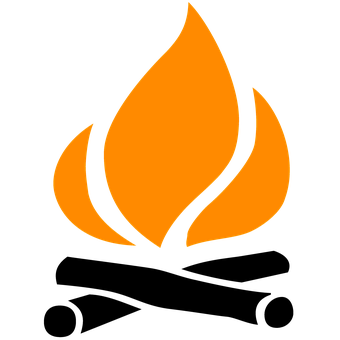 Abstract Flame Icon PNG