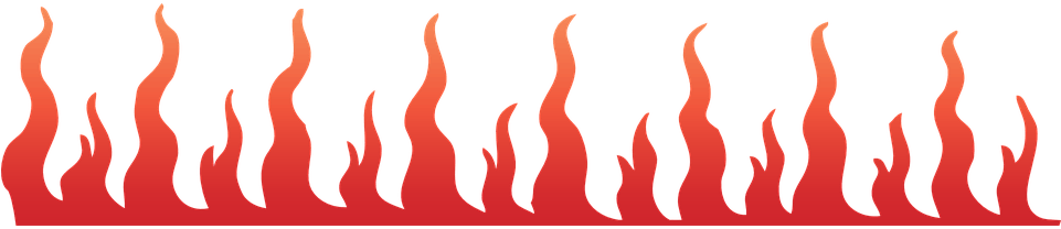 Abstract Flame Pattern Vector PNG
