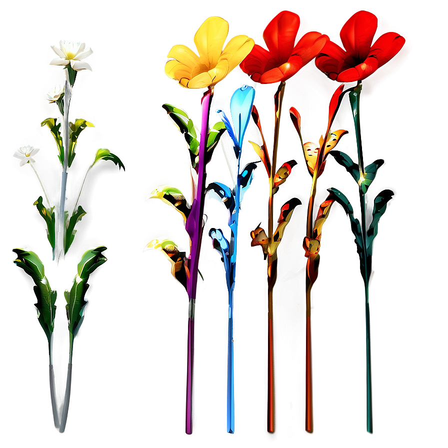 Abstract Flower Stem Png Dbm3 PNG