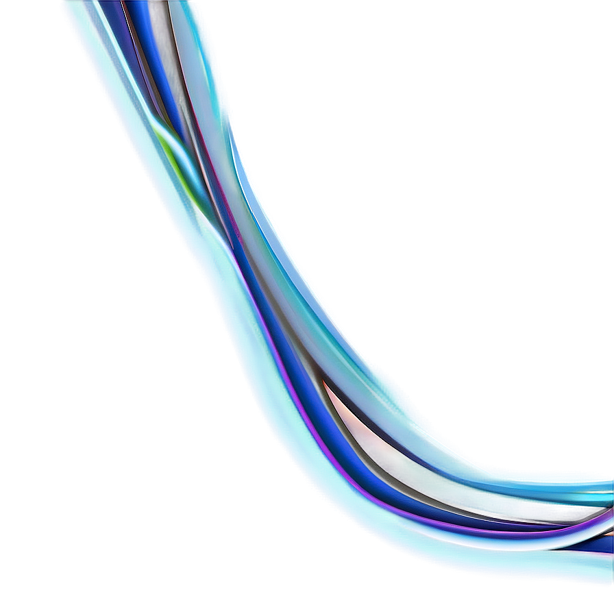 Abstract Flowing Lines Vector PNG