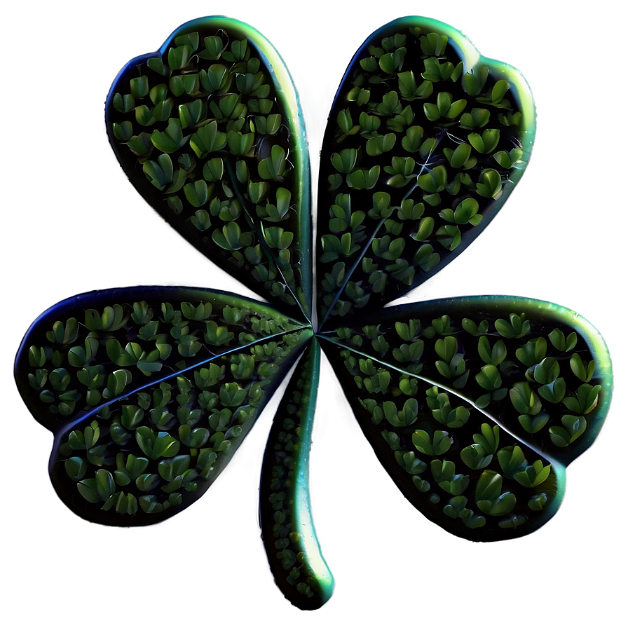 Abstract Four Leaf Clover Png Ouv51 PNG