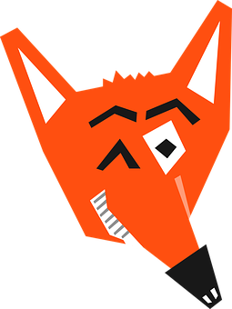 Abstract Fox Artwork PNG