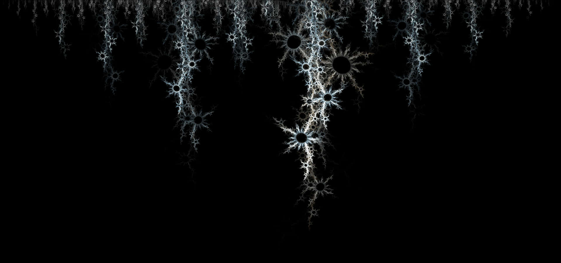 Abstract Fractal Lights Display PNG