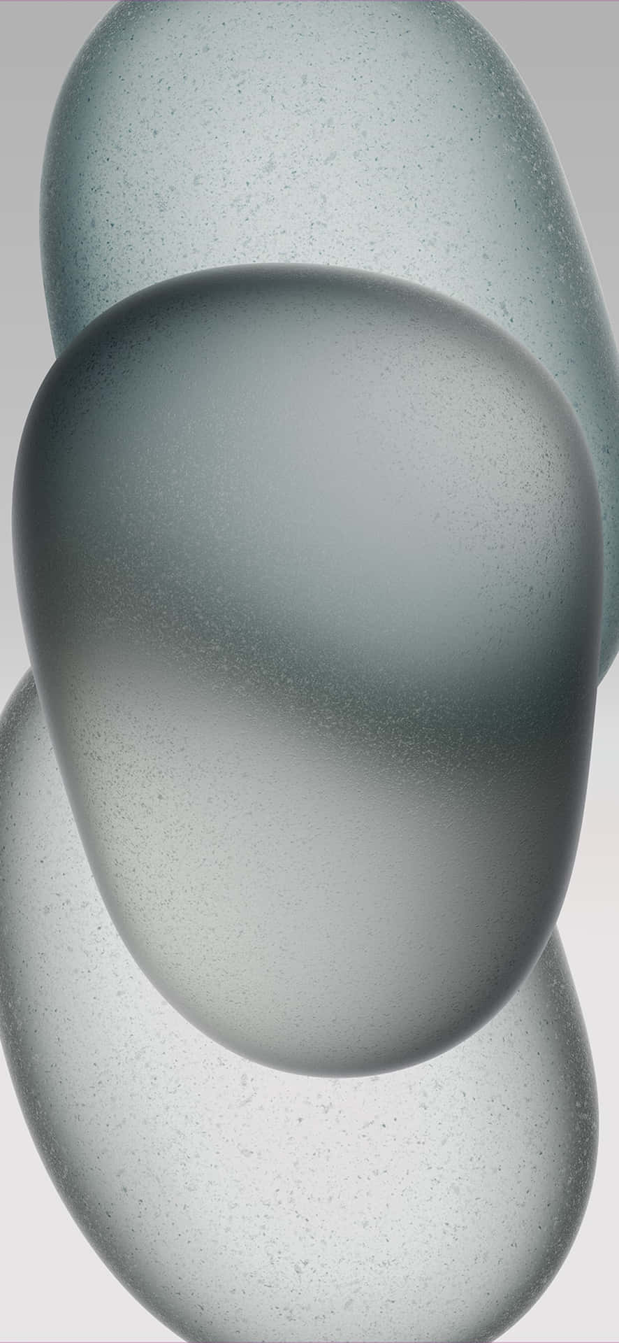 Abstract Frosted Glass Sculpture Wallpaper