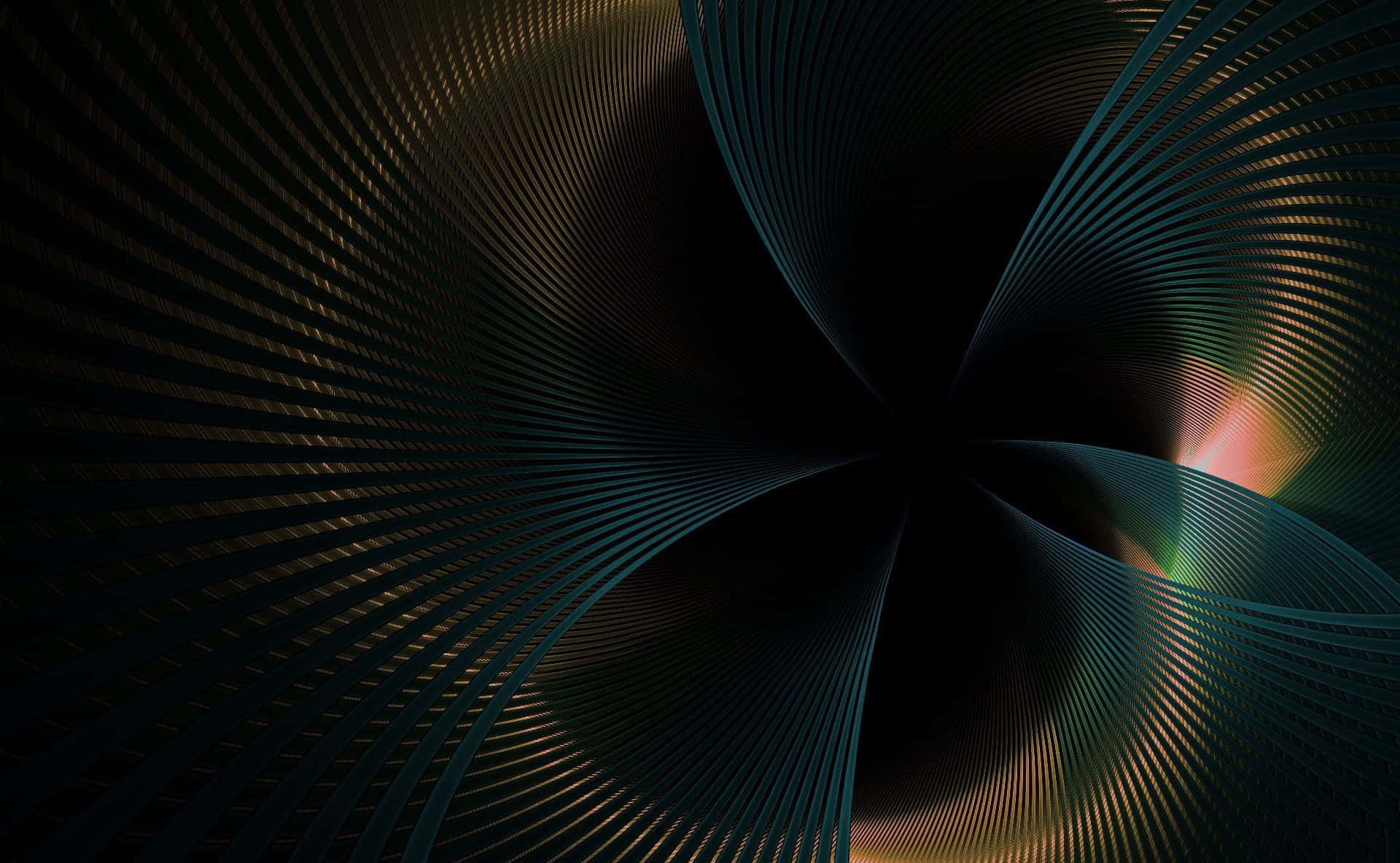 Abstract Geometric Black Hole Wallpaper