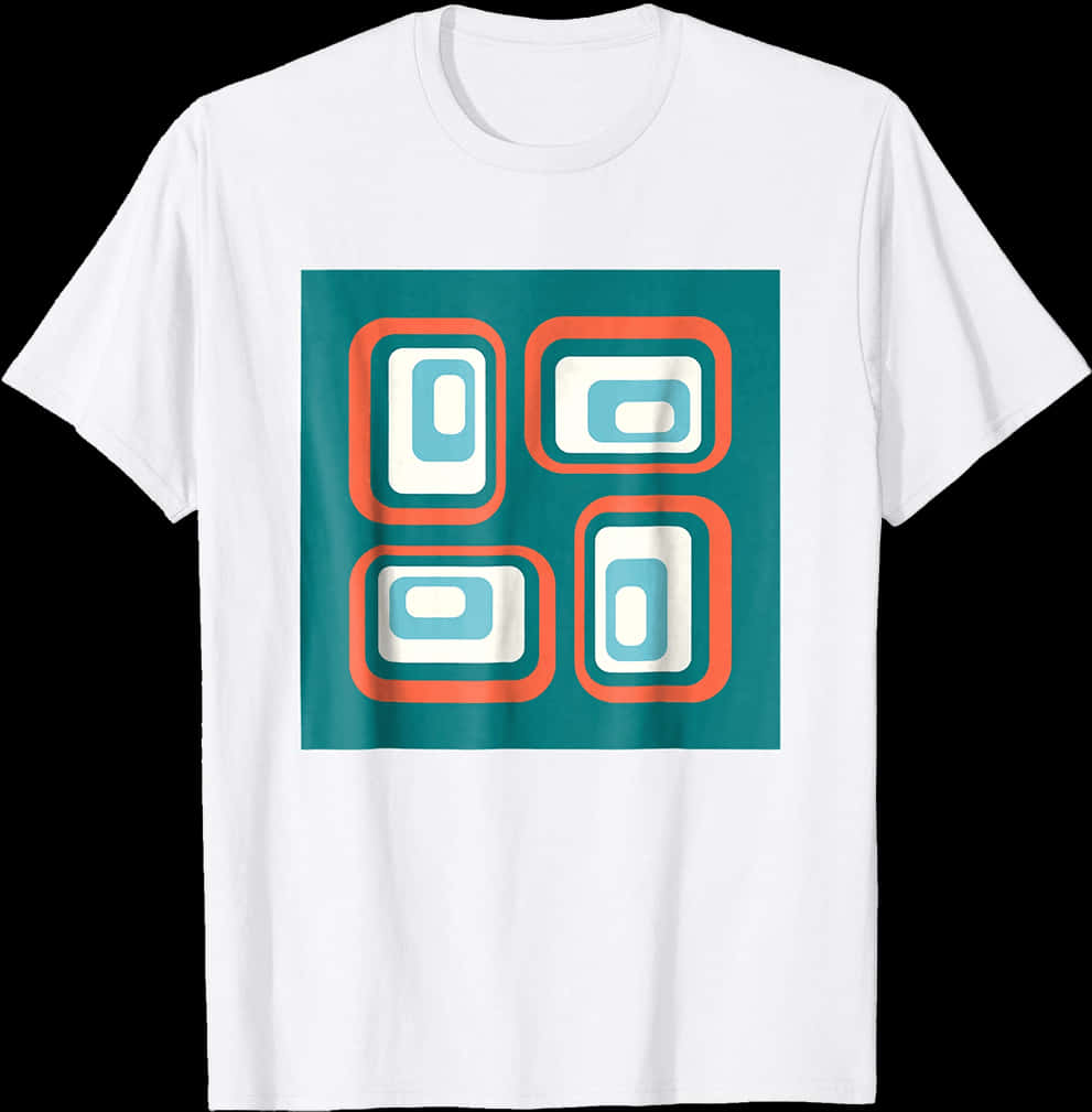Abstract Geometric Design T Shirt PNG