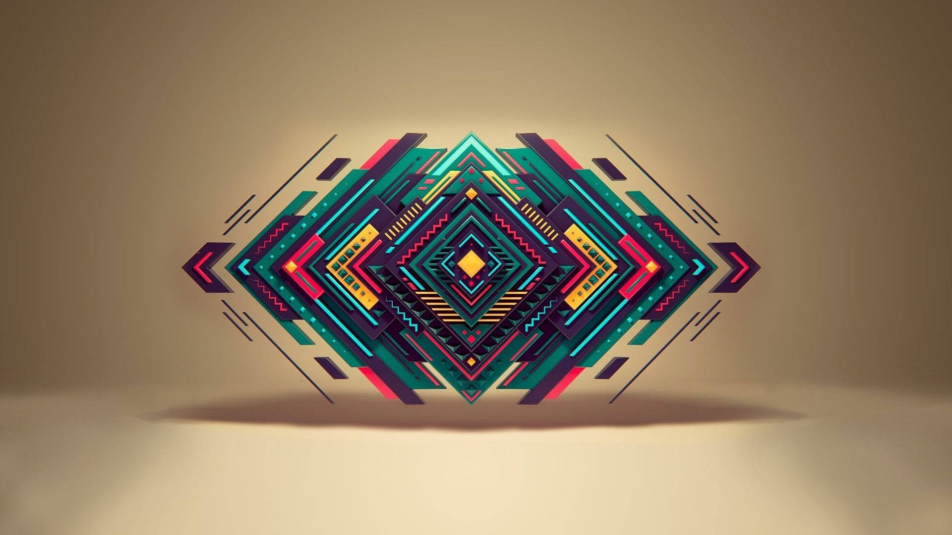 Get lost in this intricate, abstract diamond art Wallpaper