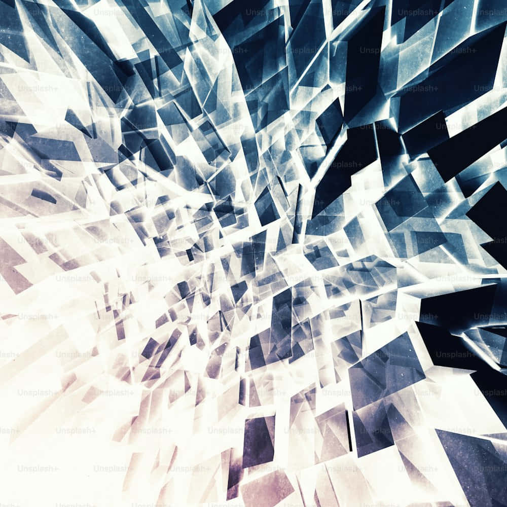 Abstract Geometric Explosion Wallpaper
