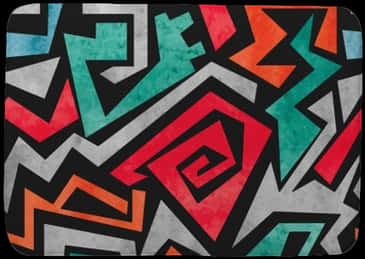 Abstract Geometric Pattern Mousepad PNG