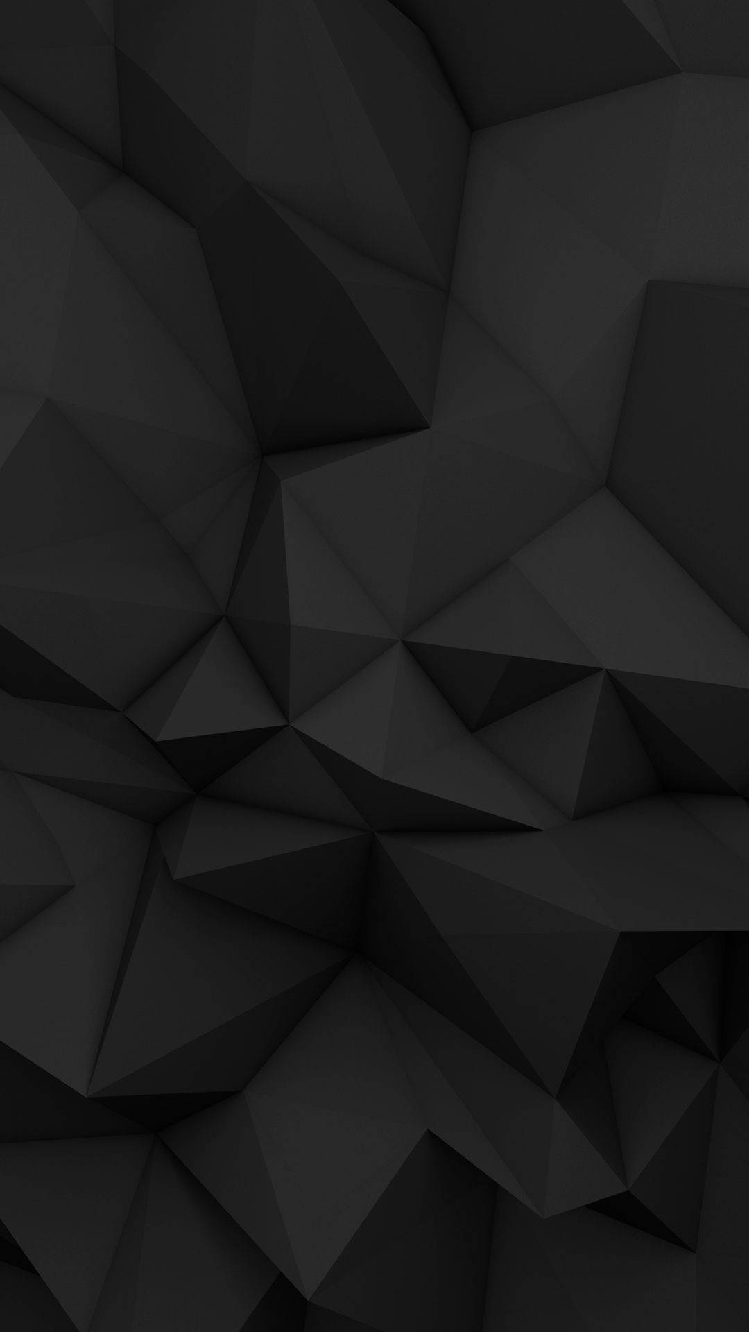 Abstraktegeometrische Solide Schwarze Iphone-hintergrund Wallpaper