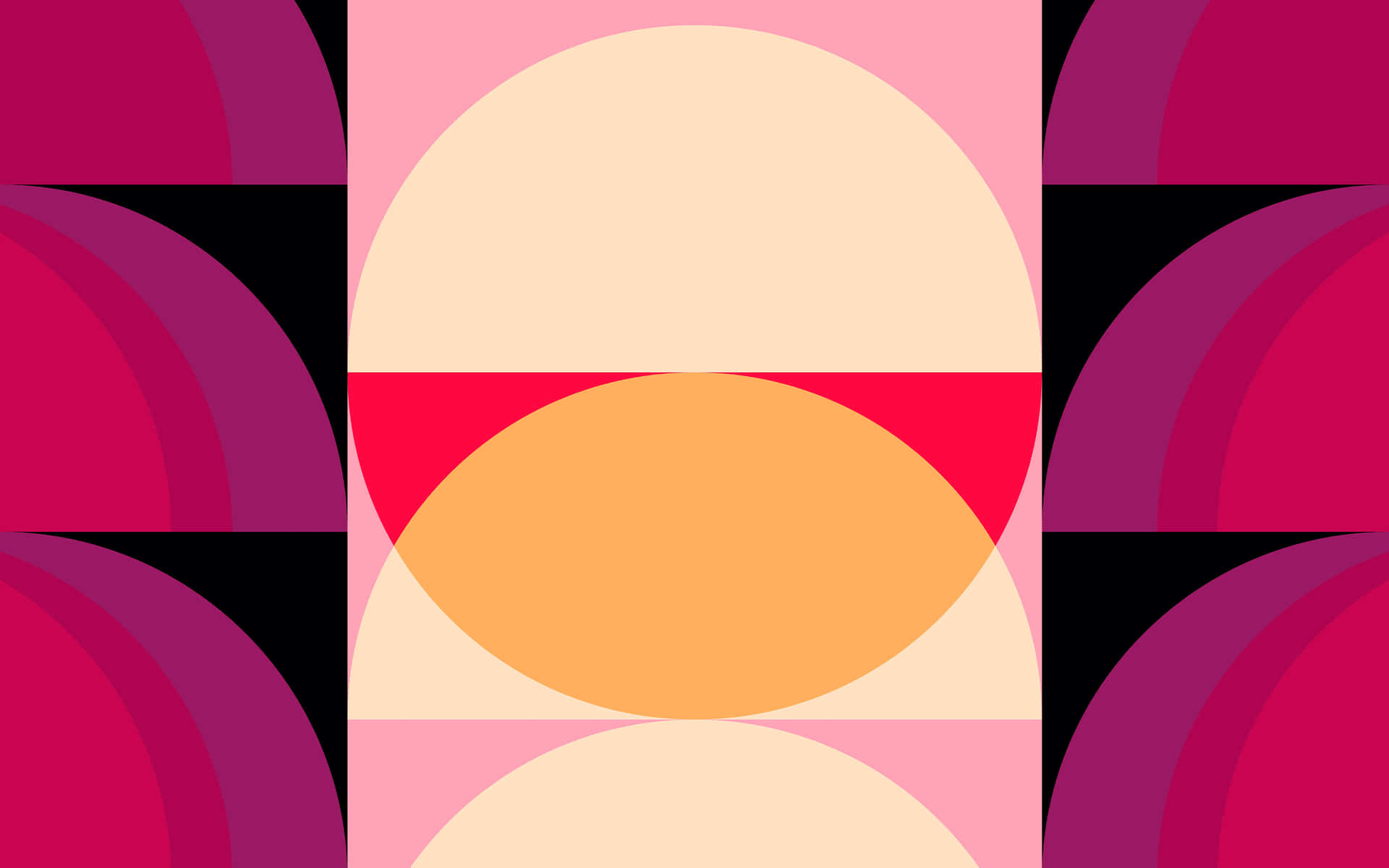 Abstract Geometric Symmetry Art Wallpaper
