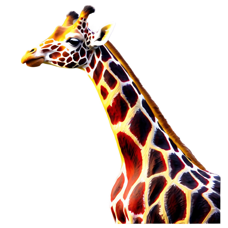 Download Abstract Giraffe Art Png Pcs | Wallpapers.com