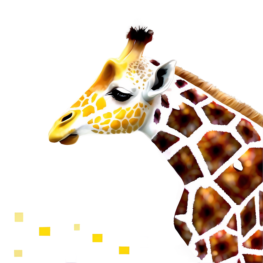 Abstract Giraffe Art Png Tmv7 PNG