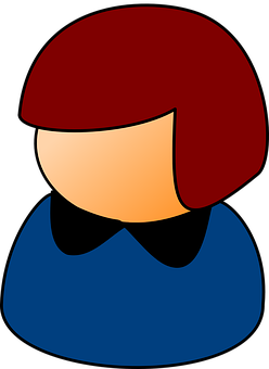 Abstract Girl Avatar Graphic PNG