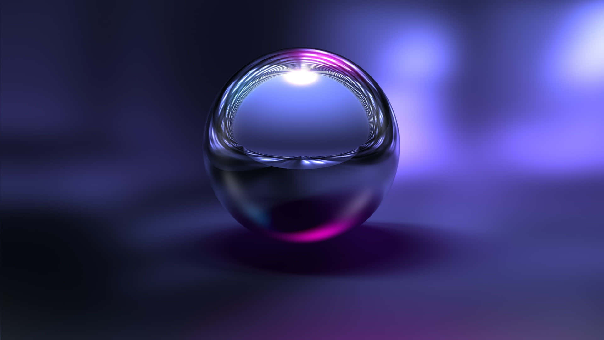 Abstract Glass Sphere Illumination Wallpaper