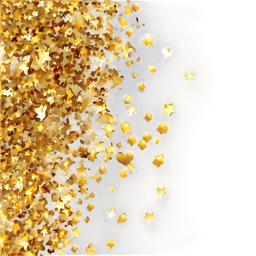 Abstract Gold Sparkle Field Png 6 PNG