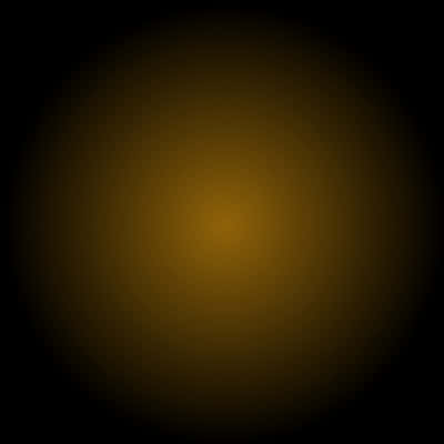 Abstract Golden Gradient Circle PNG