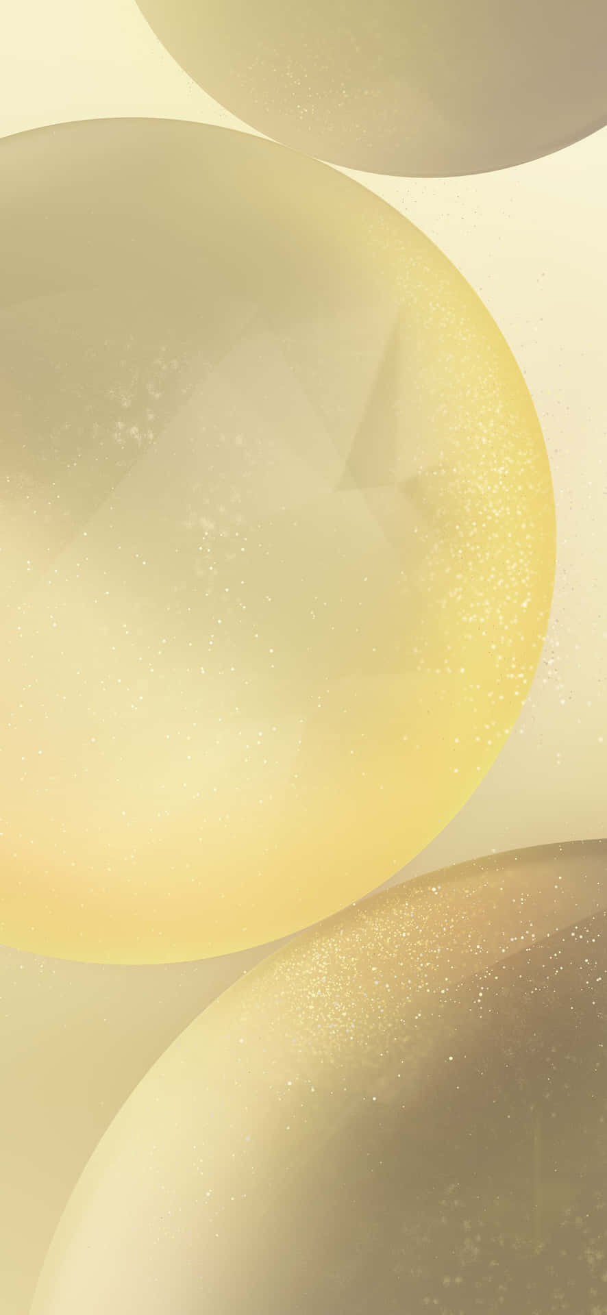 Abstract Golden Spheres Background Wallpaper