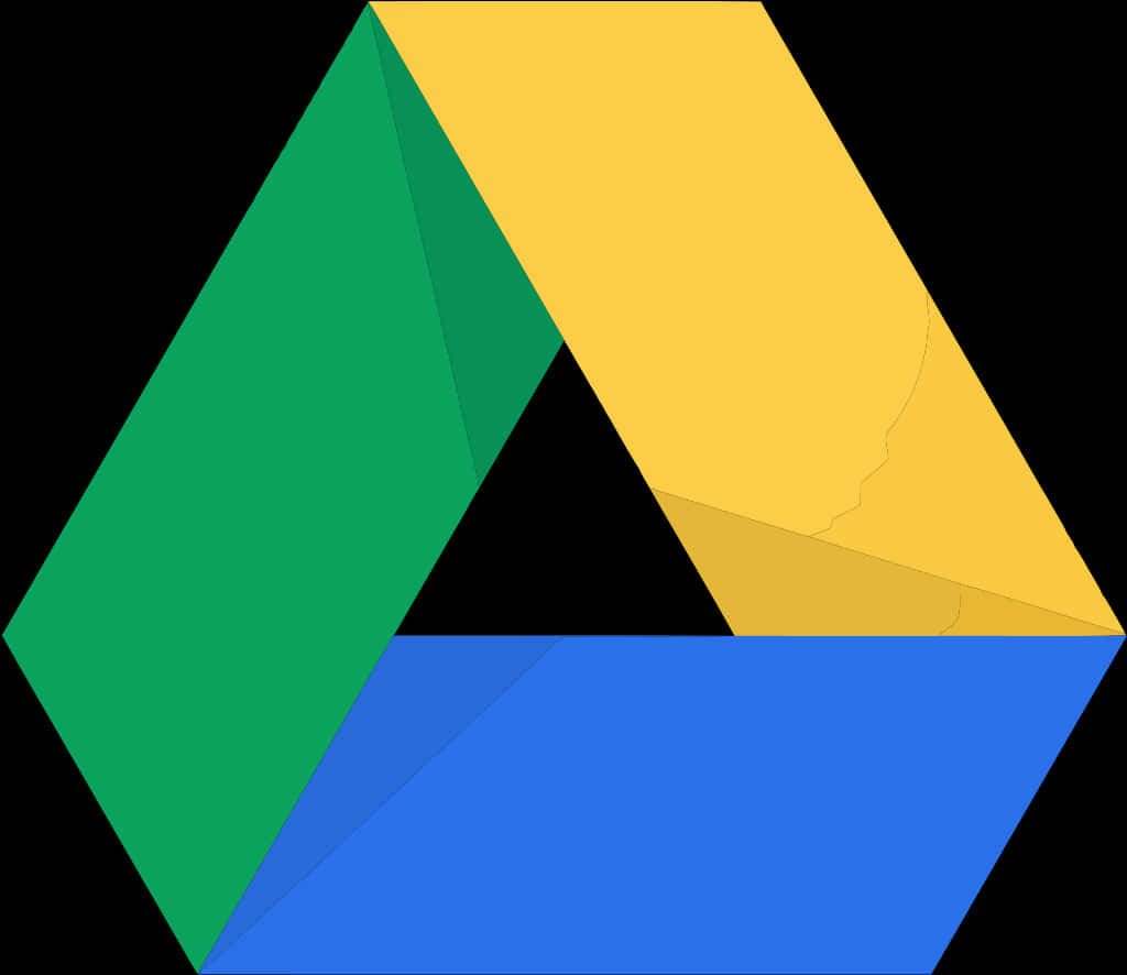 Google Drive Logo Abstract PNG