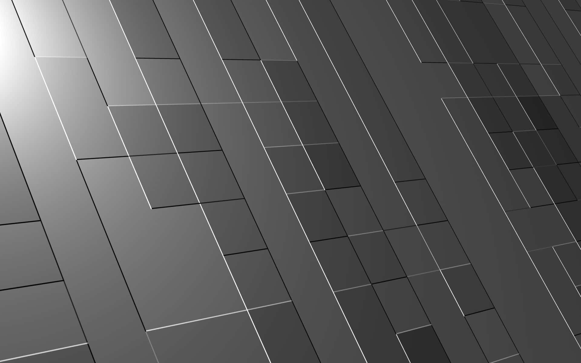 Abstract Gray Squares Pattern Wallpaper