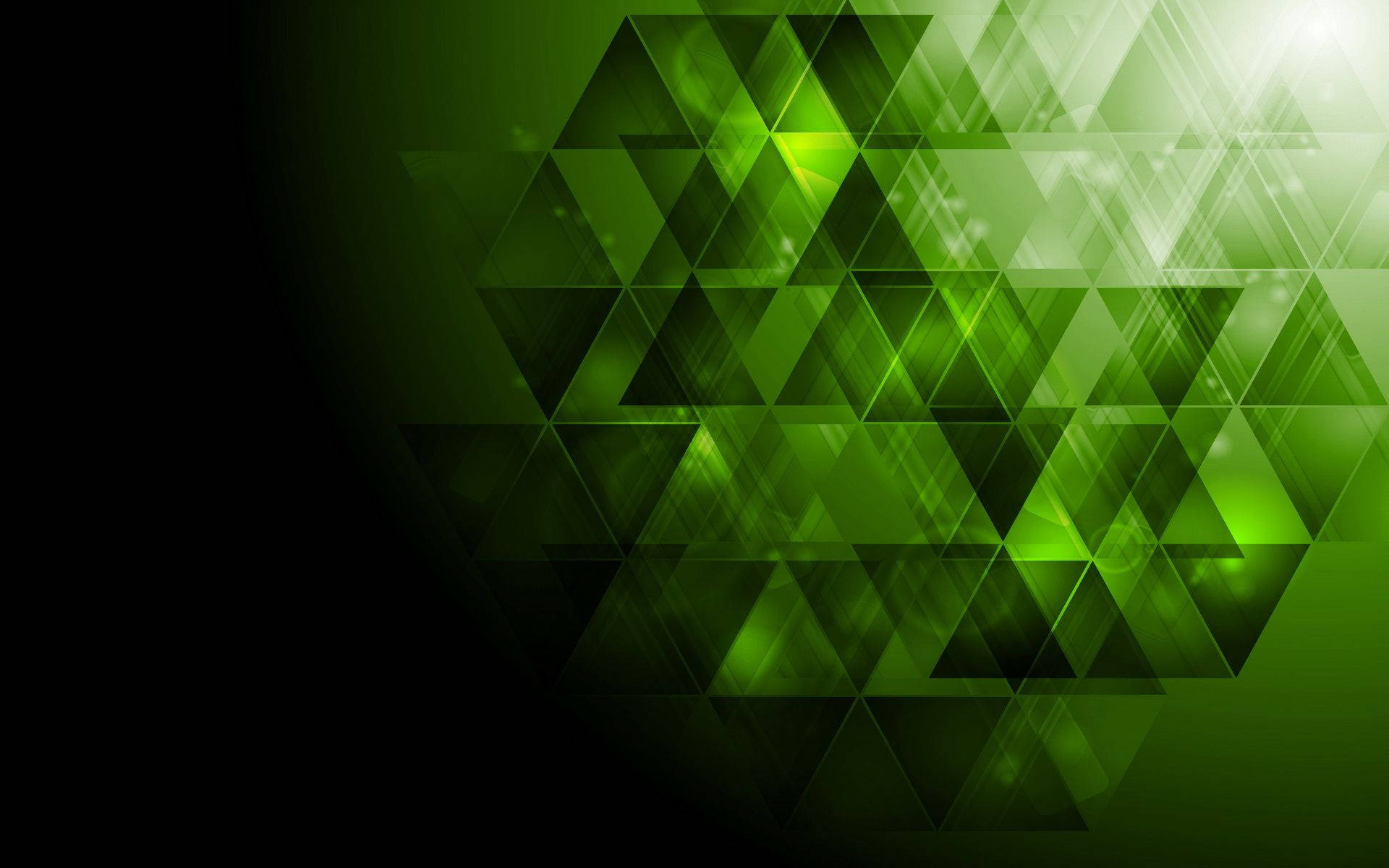 Abstract Green And Black Wallpaper