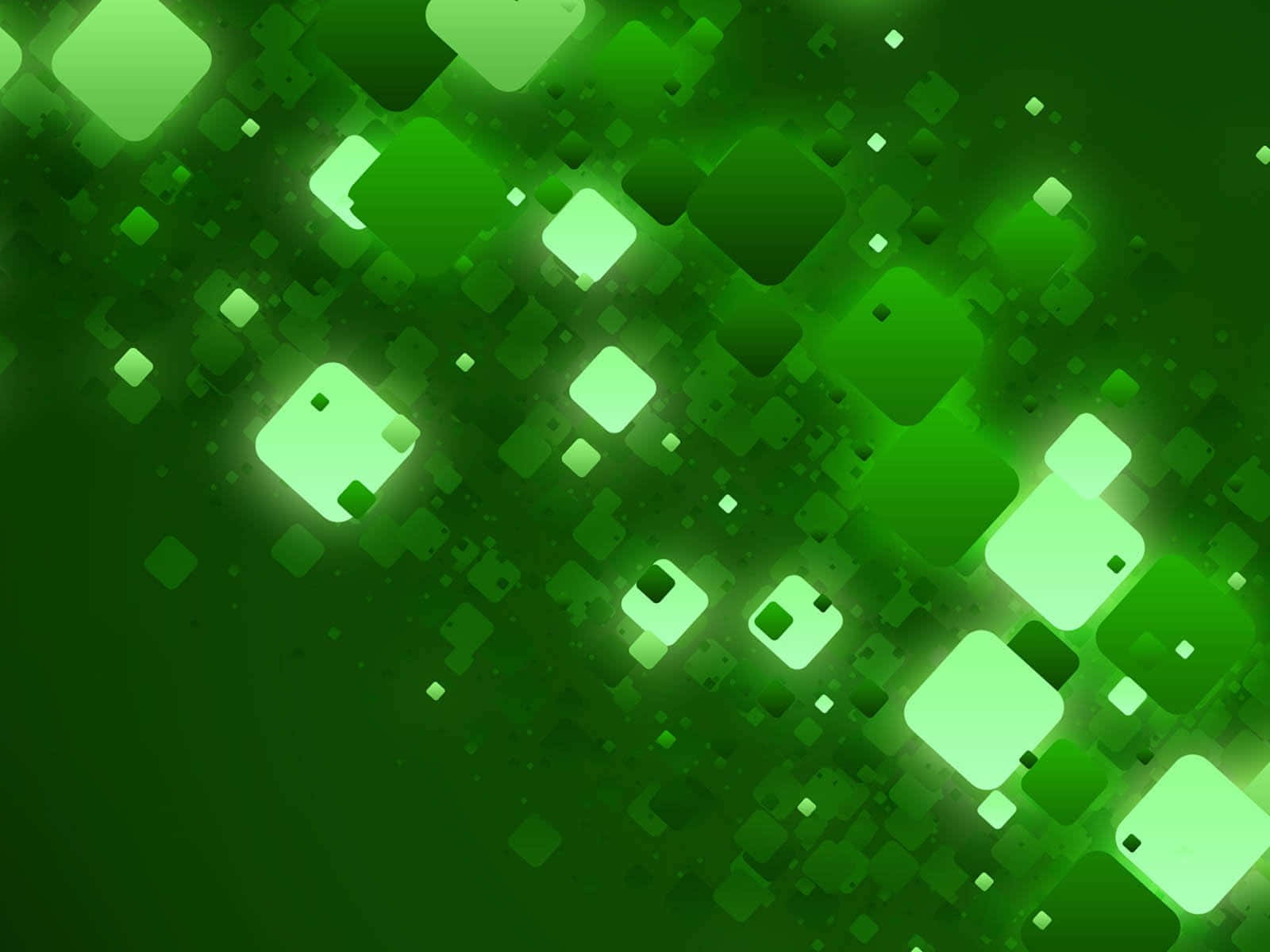 Bright Abstract Green Sphere