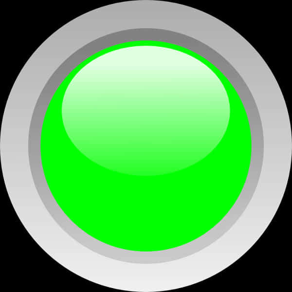 Abstract Green Circle Design PNG