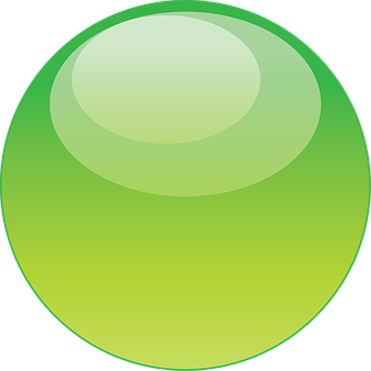 Abstract Green Circles Graphic PNG