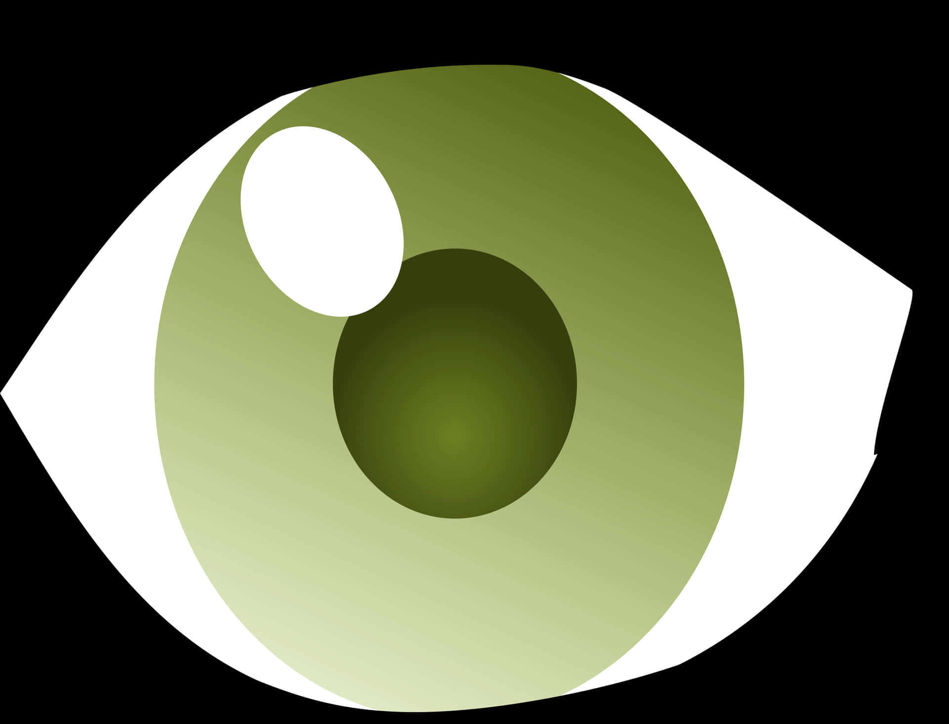 Abstract Green Eye Illustration.jpg PNG