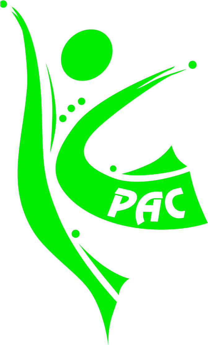 Abstract Green Figure P A C Logo PNG