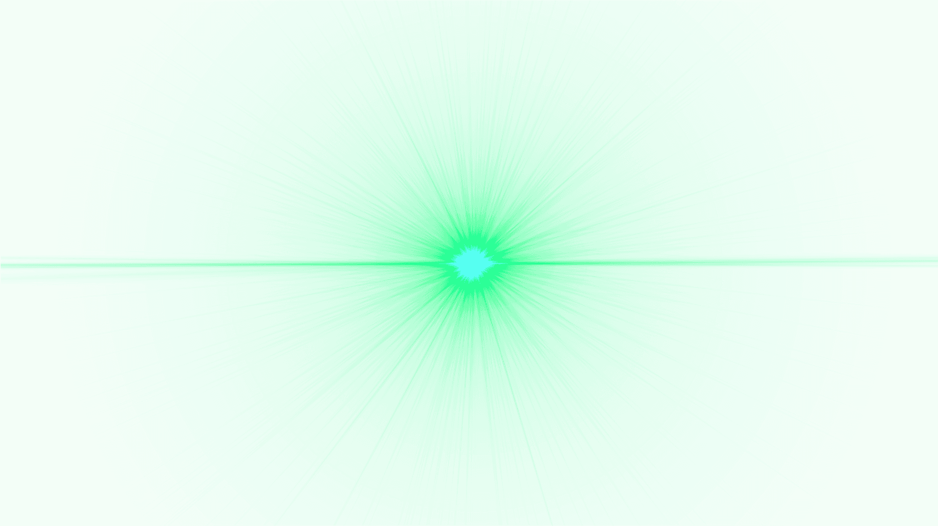 Abstract Green Light Burst PNG