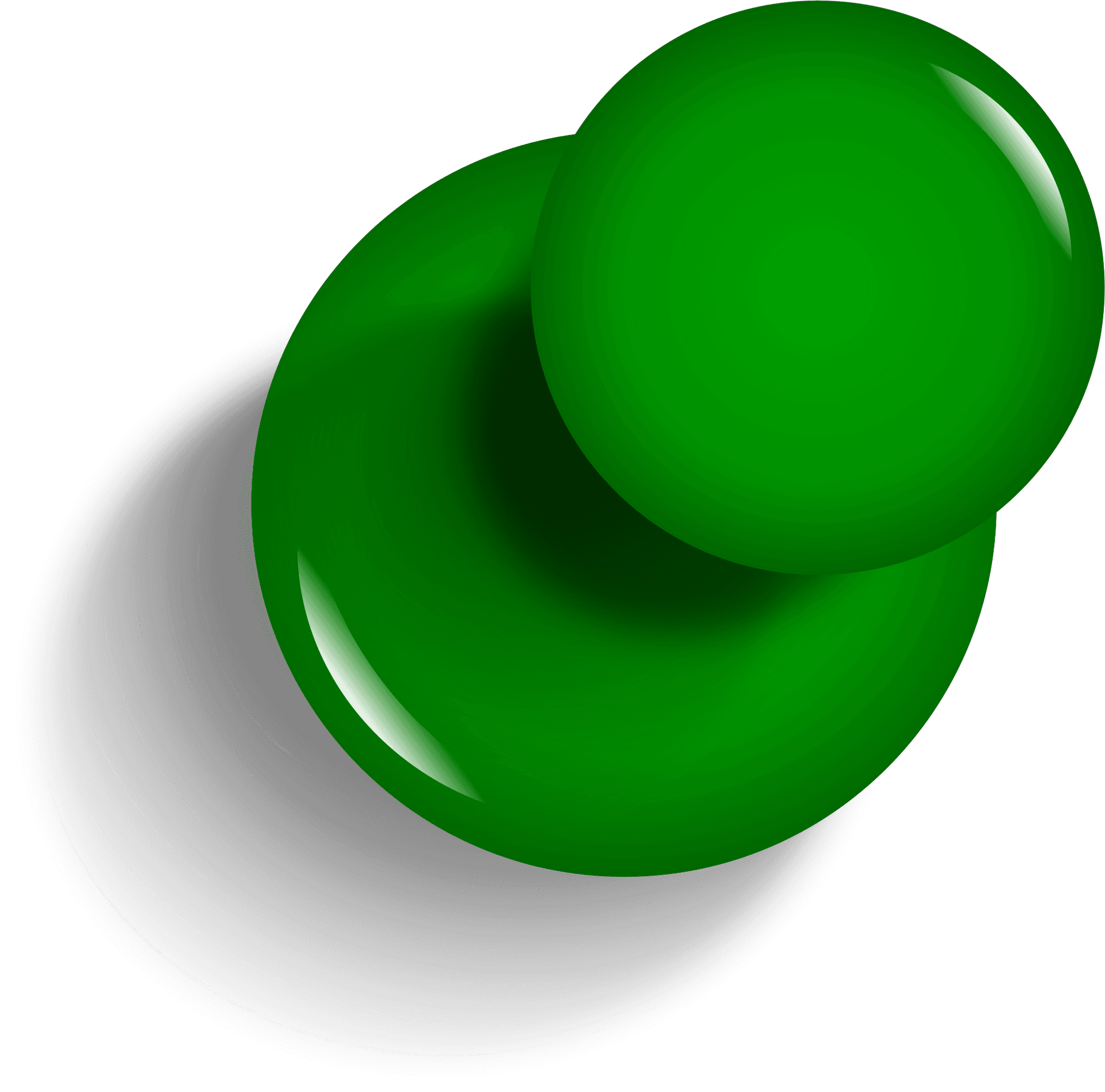Abstract Green Spheres Shadow PNG