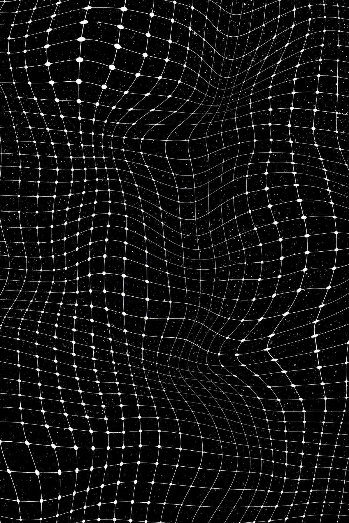 Abstract Grid Distortion Wallpaper