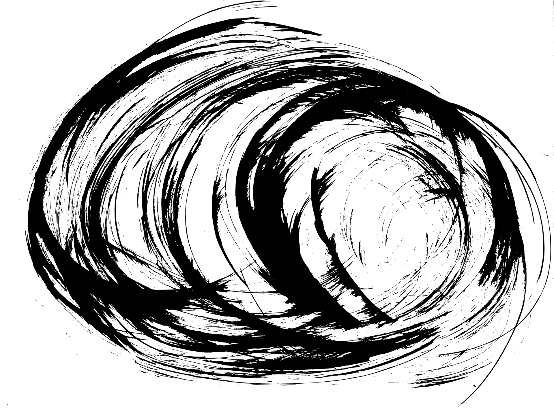 Abstract Grunge Swirl Texture PNG