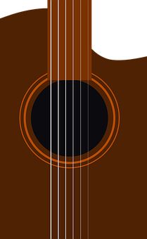 Abstract Guitar Stringsand Soundhole PNG