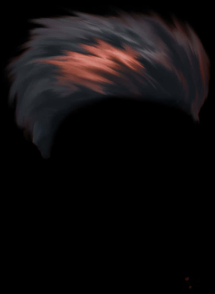 Abstract Hair Sweepin Darkness PNG
