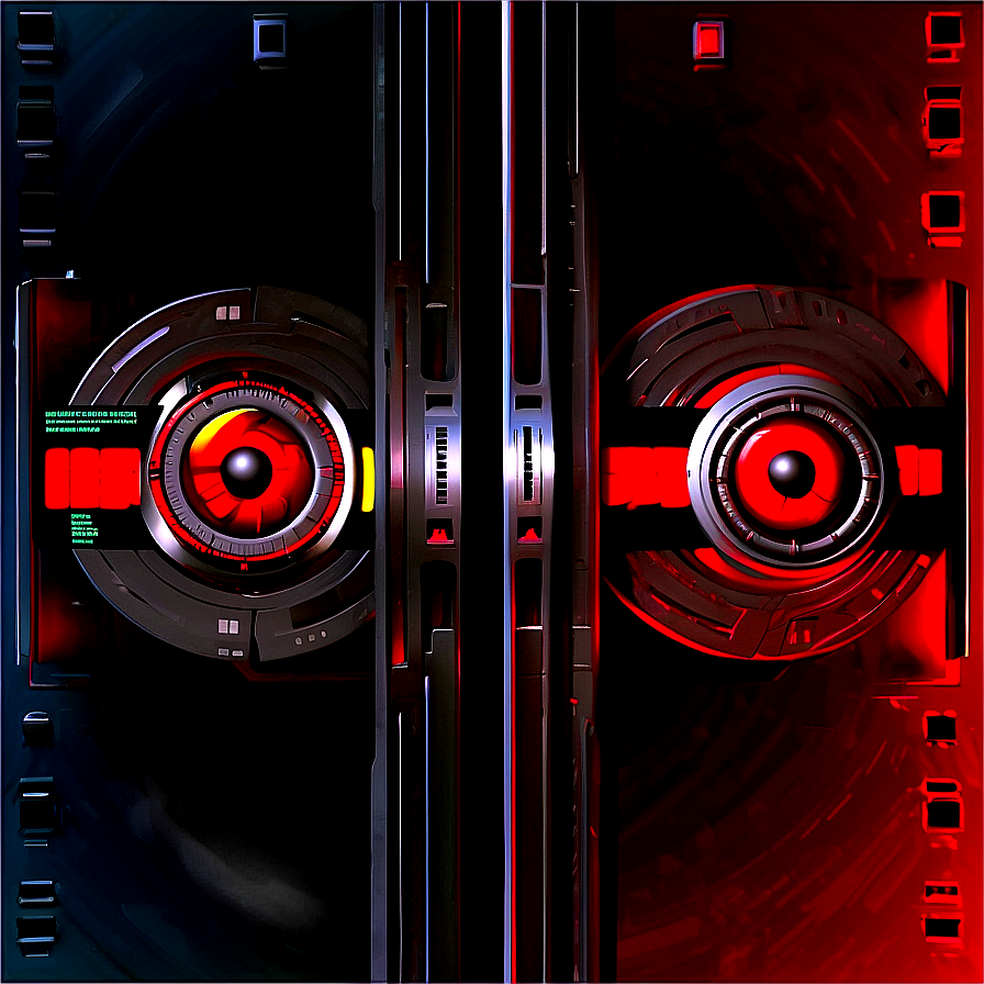 Abstract Hal 9000 Concept Png 06252024 PNG