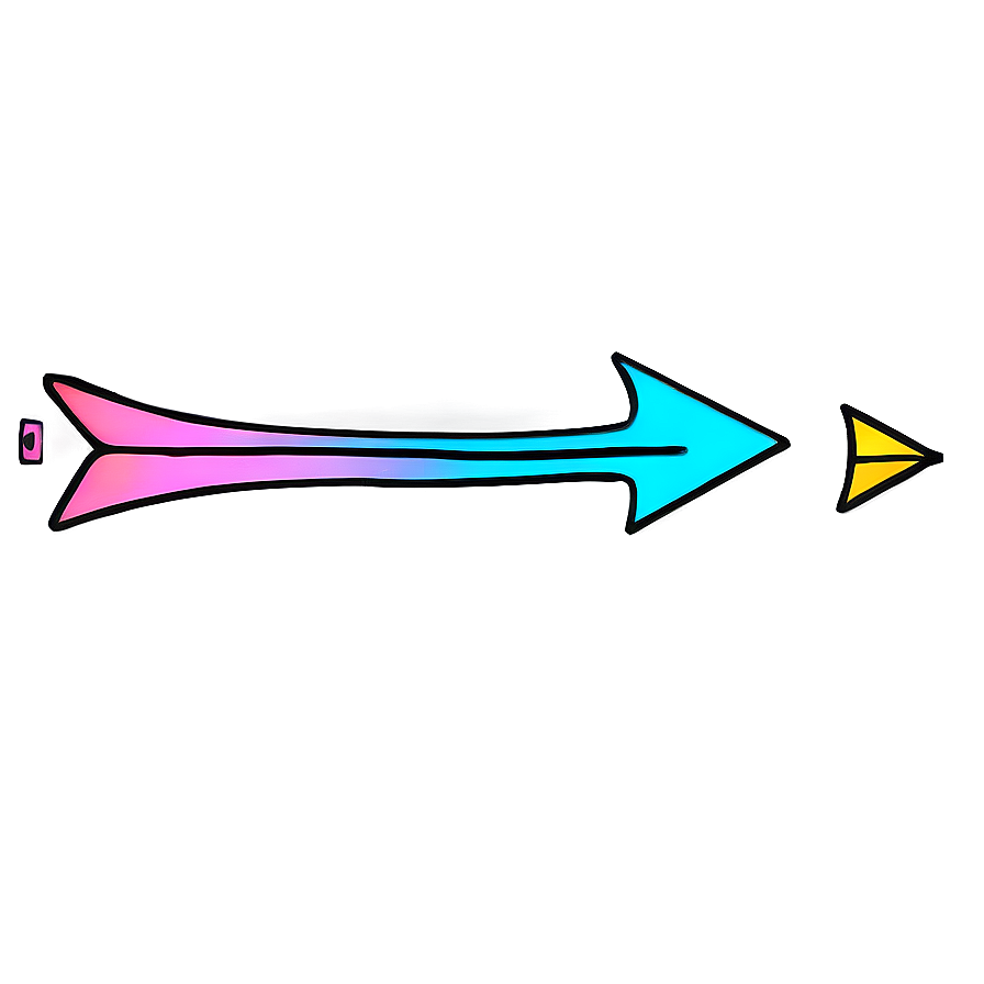 Abstract Hand Drawn Arrow Png Yiu PNG