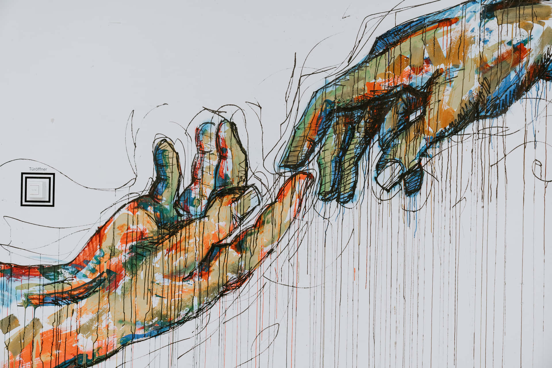 Abstract Hand Sketch Artwork Wallpaper