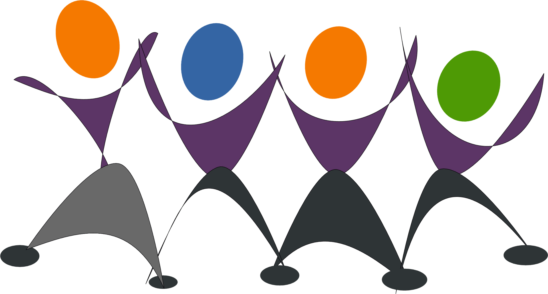 Abstract Happy Dance Clipart PNG
